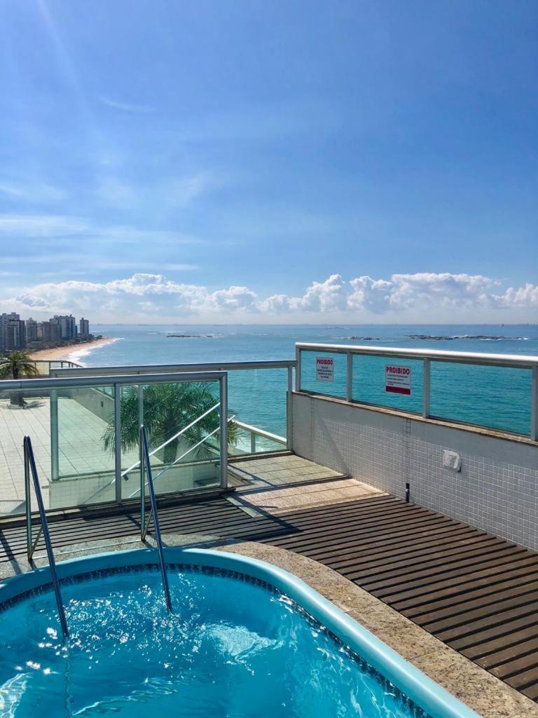 Frente Mar: Lindo Ap - Aconchegante E Decorado Em Vila Velha Vila Velha  Exterior foto