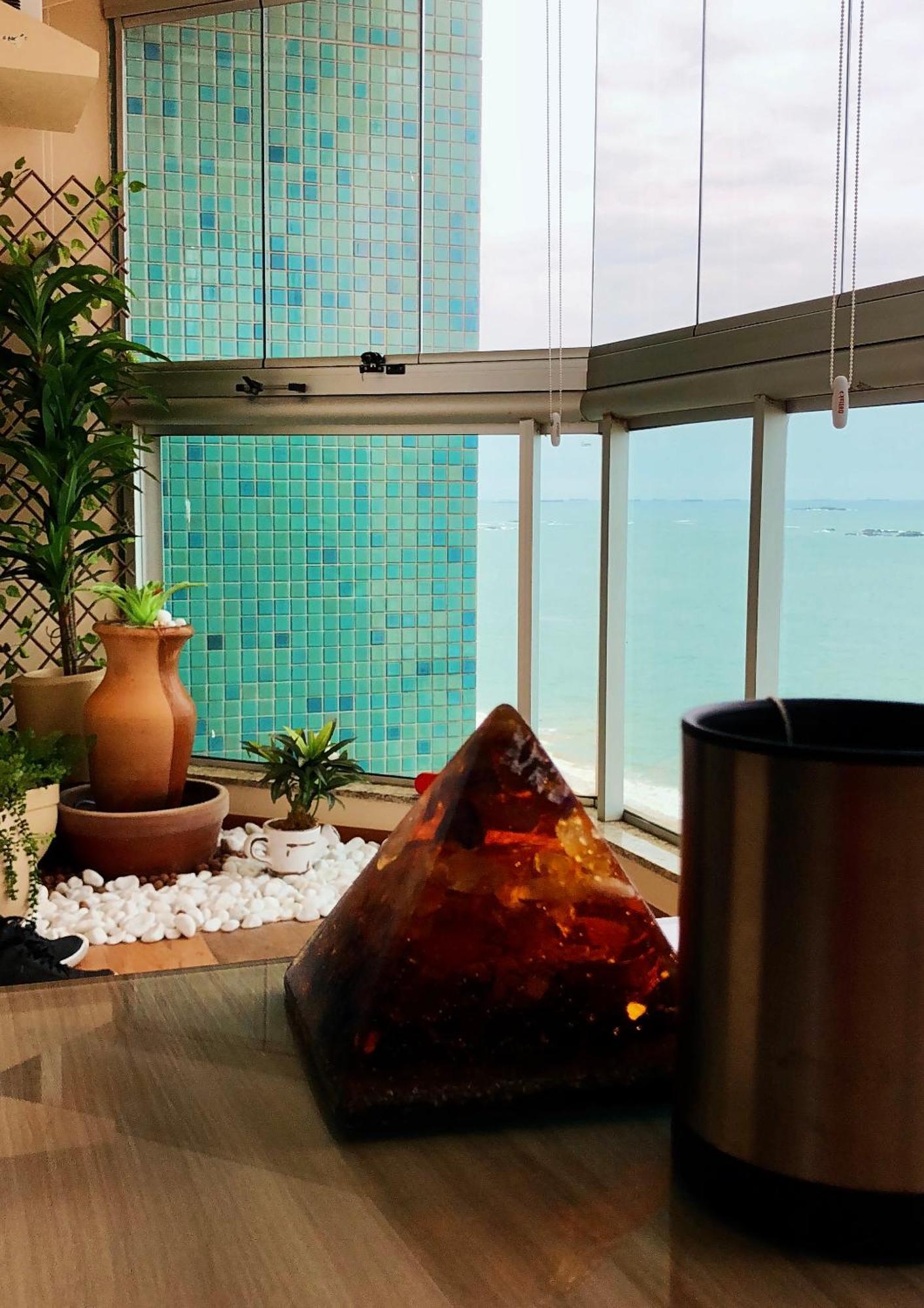 Frente Mar: Lindo Ap - Aconchegante E Decorado Em Vila Velha Vila Velha  Exterior foto